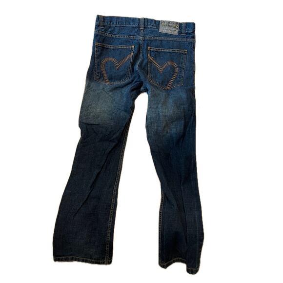 Indigo 30 Straight Fit Blue Jeans 34x34 - Picture 2 of 4
